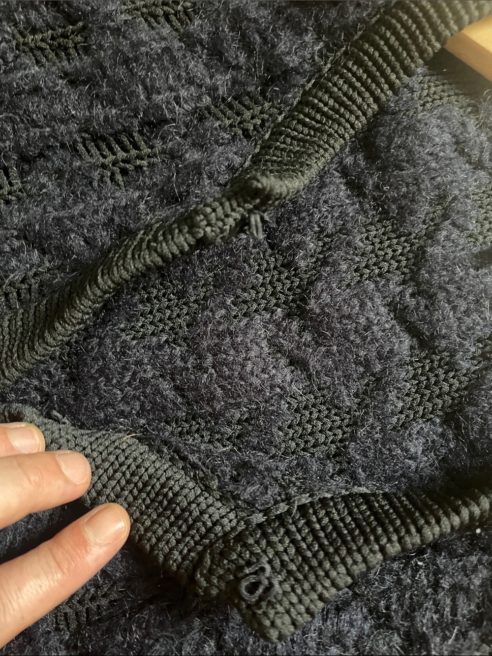 Maje Garcon Cable Knit Crop Cardigan Jacket - Picture 14 of 16